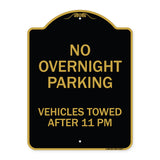 No Overnight Parking Vehicles Towed After 11 Pm