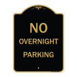 No Overnight Parking Sign