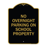 No Overnight Parking on School Property