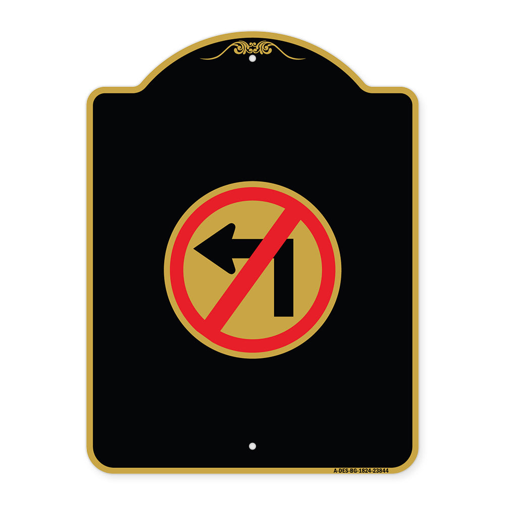 No Left Turn (Graphic Only)