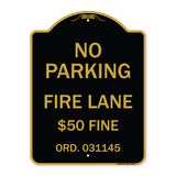 Missouri No Parking Fire Lane $50 Fine