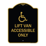 Lift Van Accessible Only (With Updated Isa Symbol)