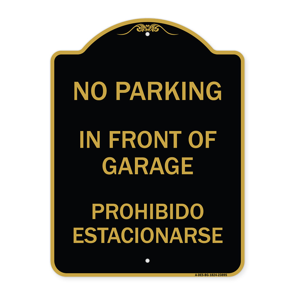 In Front of Garage Prohibido Estacionarse