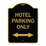 Hotel Parking Only (With Bidirectional Arrow)