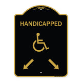 Handicapped Parking with Double Arrows