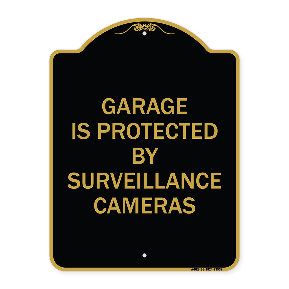 Garage Is Protected by Surveillance Cameras