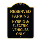 For Electrical Cars Reserved Parking - Hybrid & Electric Vehicles Only