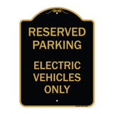 For Electrical Cars Reserved Parking - Electric Vehicles Only