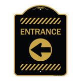 Entrance Left Arrow