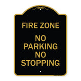Fire Zone No Parking No Stopping