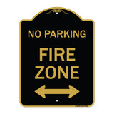 Fire Lane with Bidirectional Arrow