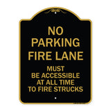 Fire Lane Must Be Accessible at All Time to Fire Trucks