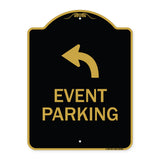 Event Parking Only (With Upper Left Arrow)