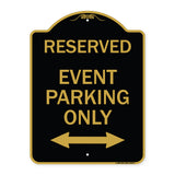 Event Parking Only (With Bidirectional Arrow)