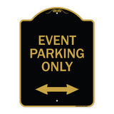 Event Parking Only (With Bidirectional Arrow)