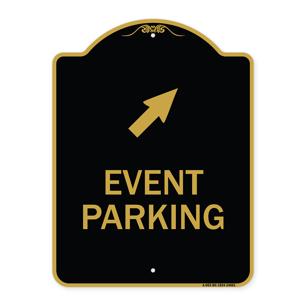 Event Parking (Up Right Arrow Symbol)