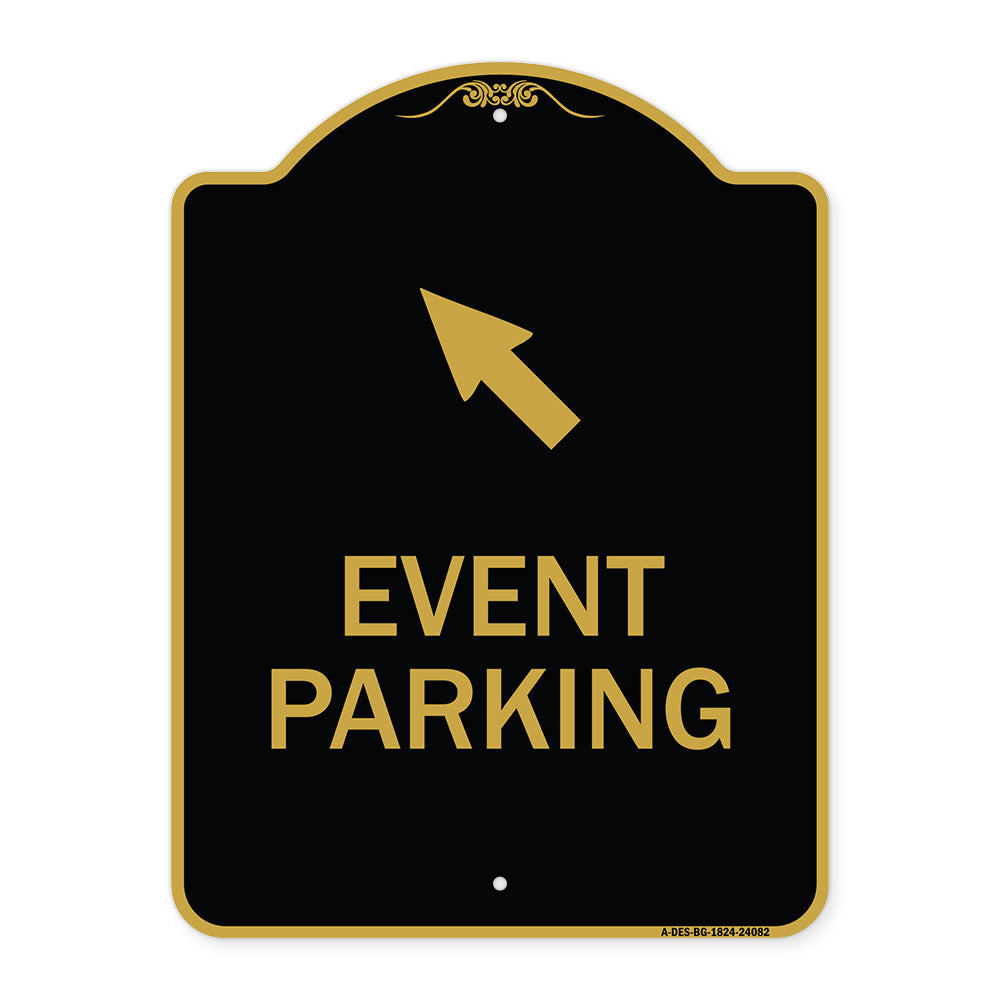 Event Parking (Up Left Arrow Symbol)
