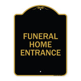 Entrance Sign Funeral Home Entrance