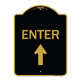 Enter Sign Enter with Up Arrow