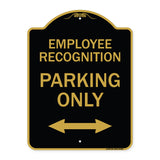 Employee Recognition Parking Only (With Bi-Directional Arrow)