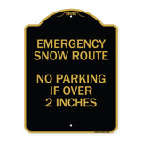 Emergency Snow Route No Parking Emergency Snow Route No Parking If Over 2 Inches