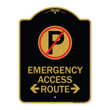 Emergency Access Route (With Bidirectional Arrow)