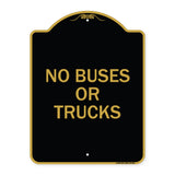 Driveway Sign No Buses or Trucks