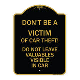 Don't Be A Victim of Car Theft! Do Not Leave Valuables Visible in Car