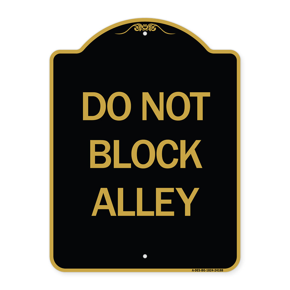 Do Not Block Alley