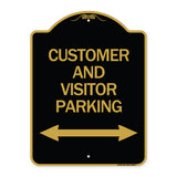Customer and Visitor Parking (Bidirectional Arrow)