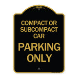 Compact or Subcompact Car Parking Only