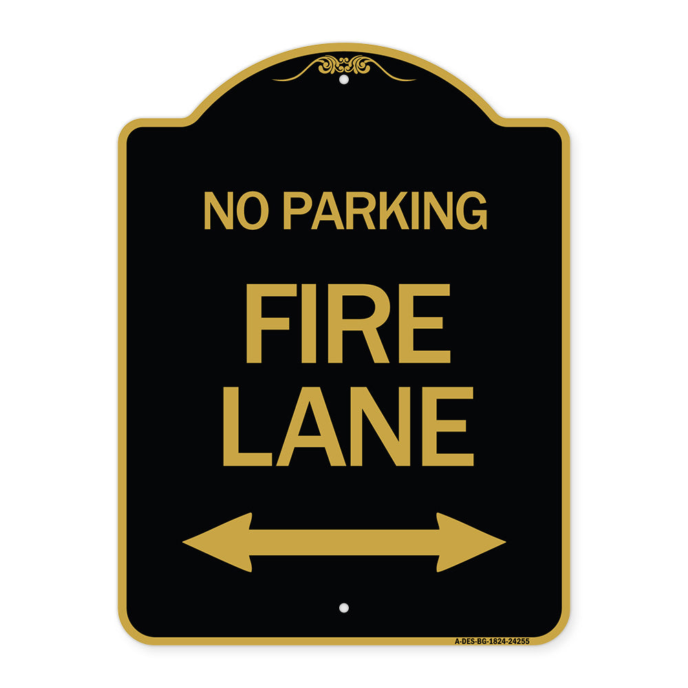 Colorado Fire Lane (With Bidirectional Arrow)