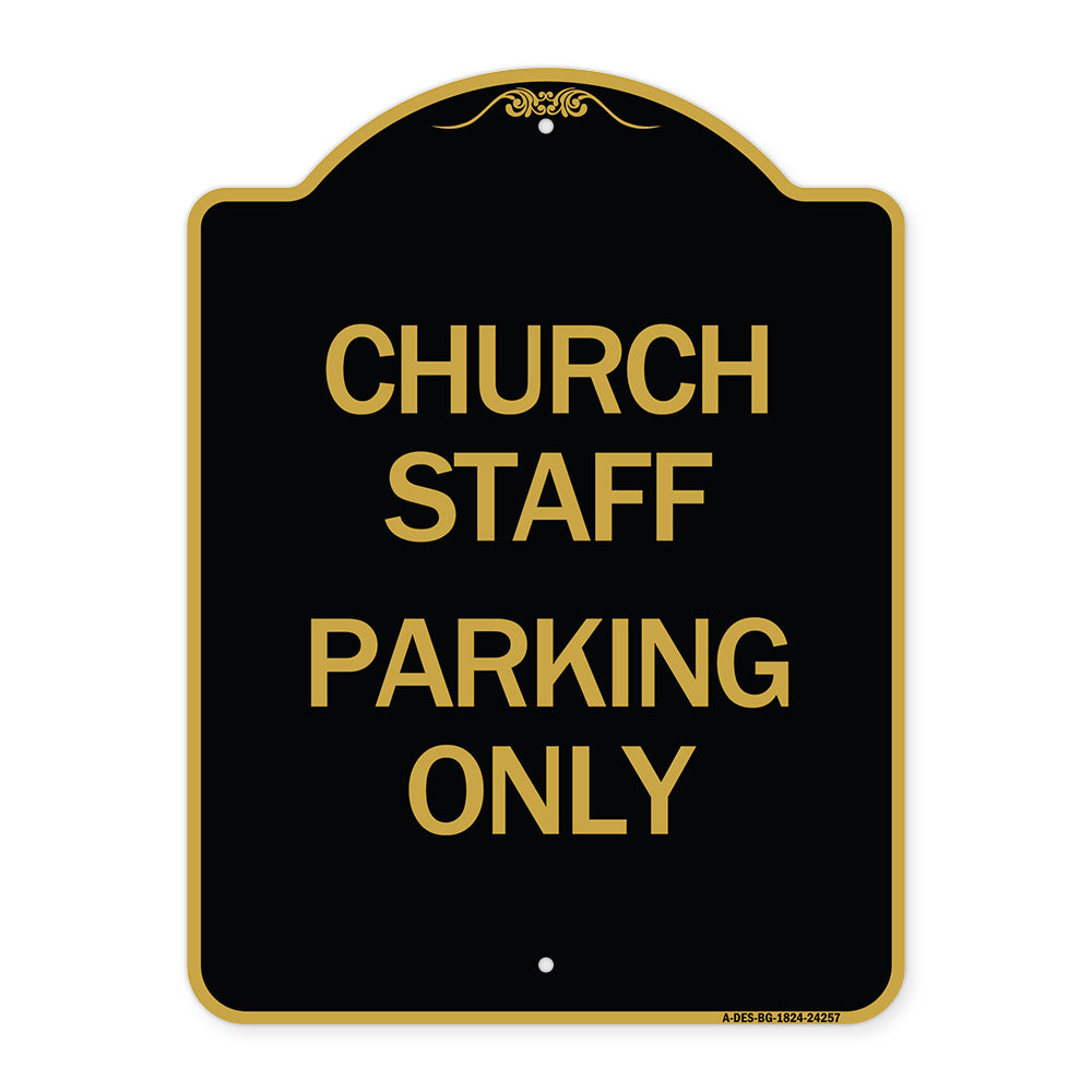 Church Staff Parking Only