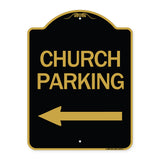 Church Parking (With Left Arrow)