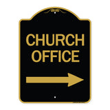 Church Office (With Right Arrow)