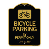 Bicycle Parking by Permit Only C.V.S. 21210 (With Bicycle Graphic)