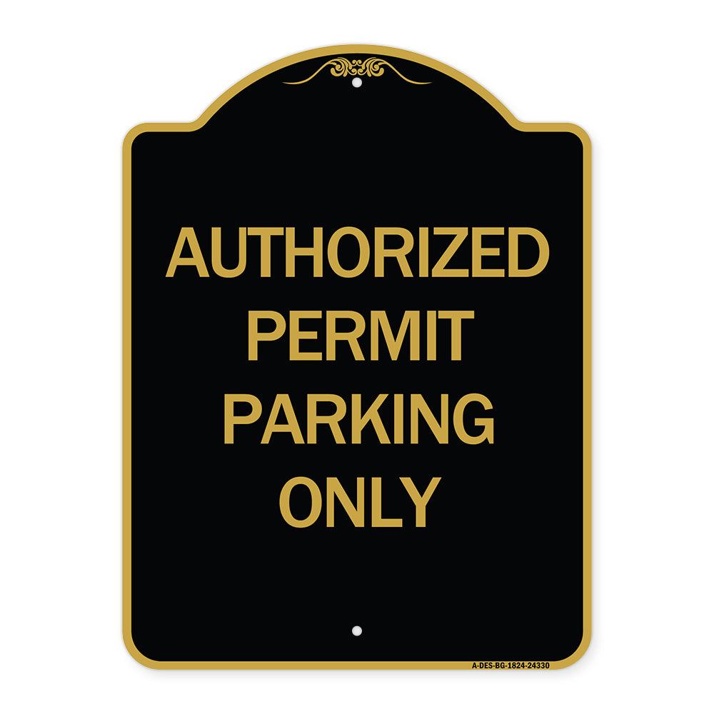 Authorized Permit Parking Only