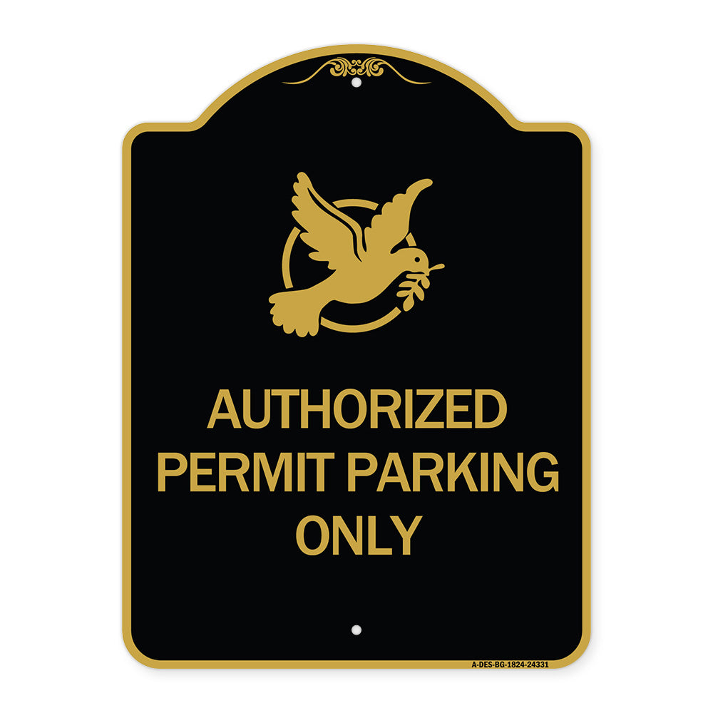 Authorized Church Parking Only (With Graphic)
