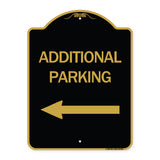 Additional Parking Sign (Left Arrow)