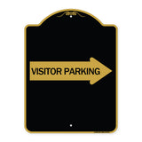 Visitor Parking (With Right Arrow)