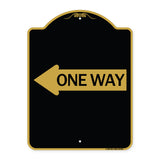 One Way (With Left Arrow)