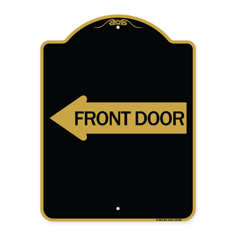 Front Door (With Left Arrow)