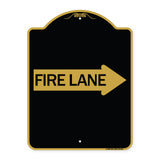 Fire Lane Right Arrow