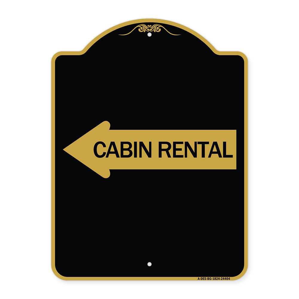 Cabin Rental (With Left Arrow)
