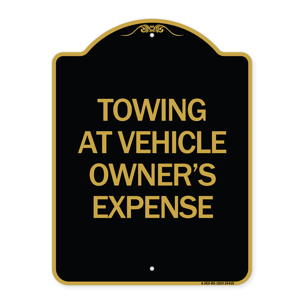 Towing at Vehicle Owner's Expense
