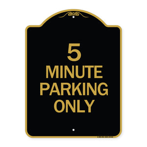 5 Minute Parking Only