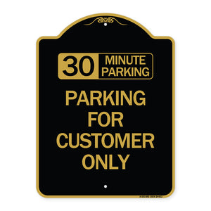 30 Minutes Parking - Parking for Customers Only