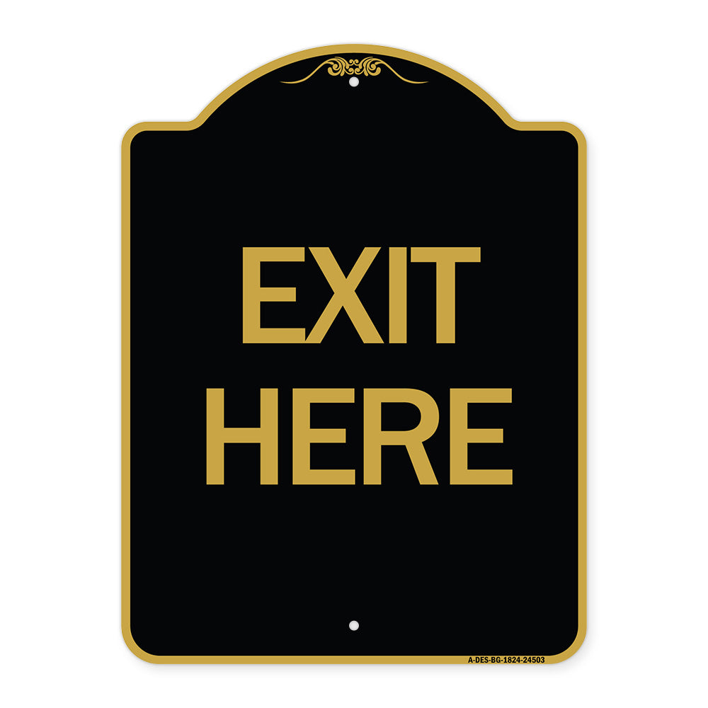 Exit Here