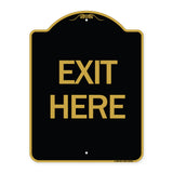 Exit Here