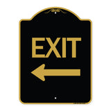 Exit with Left Arrow
